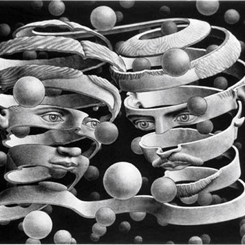 Incastro Escher  quadrato